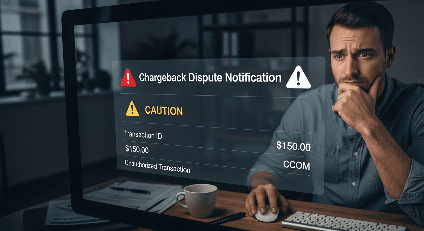 Merchant gathering evidence documents to fight a chargeback dispute